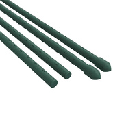 Podpórki do roślin, 30 szt., zielone, 150 cm, stalowe