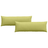 Poduszki na sofę 2 pcs Jasnozielony 120 x 40 cm tkanina