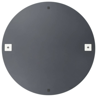 vidaXL Lustro ścienne bez ramy, okrągłe, 90 cm, szkło