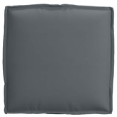 Poduszka 2 pcs Antracyt 40 x 40 x 8 cm Materiał Oxford