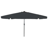 Parasolka ogrodowa Antracyt 395 x 395 x 245 cm Poliester