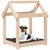 vidaXL Legowisko dla psa, 61x50x70 cm, lite drewno sosnowe