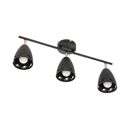 Lampa sufitowa 3xE14 70cm COTY 93-67173 LISTWA CZARNY