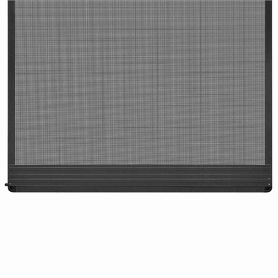 Screen na owady z zawiasami Antracytowy i czarny 100 x 215 cm