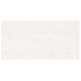 vidaXL Blat biurka, biały, 100x60x2,5 cm, lite drewno sosnowe