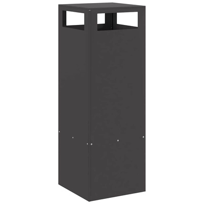 Kominek Czarny 35 x 35 x 100 cm Stal