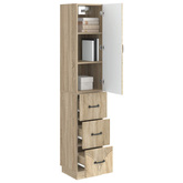 Zestaw szafek 2 szt. 33 x 34,5 x 87 cm Drewno inżynieryjne