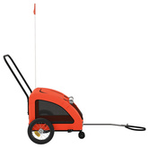 Przyczepka rowerowa dla zwierząt, tkanina Oxford i żelazo