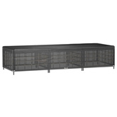 vidaXL Pokrowce na leżaki, 2 szt., 12 oczek, 205x75x40 cm, PE