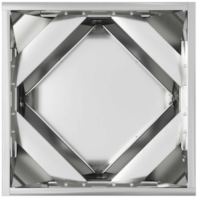 Donica Srebrny 40 x 40 x 40 cm Stal Galwanizowana