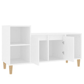 vidaXL Szafka pod TV, biała, 100x35x55 cm, materiał drewnopochodny model standard