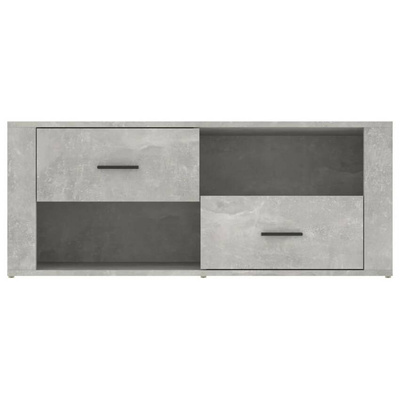 vidaXL Szafka pod TV, szarość betonu, 100x35x40 cm