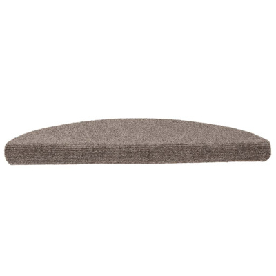Maty na schody samoprzylepne 15 szt. 56x17x3 cm beżowe półokrągłe