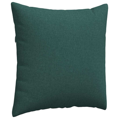 Poduszki na sofę 2 pcs Ciemna zieleń 60 x 60 cm tkanina