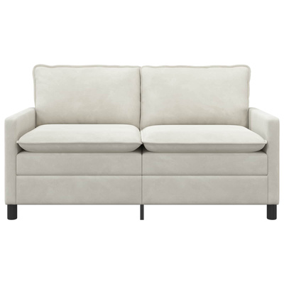 Sofa kremowy 156 x 81 x 87,5 cm Welur