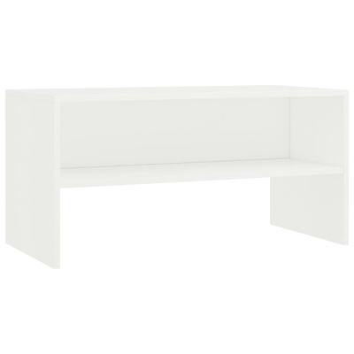 vidaXL Szafka pod TV, biała, 80x40x40 cm, materiał drewnopochodny