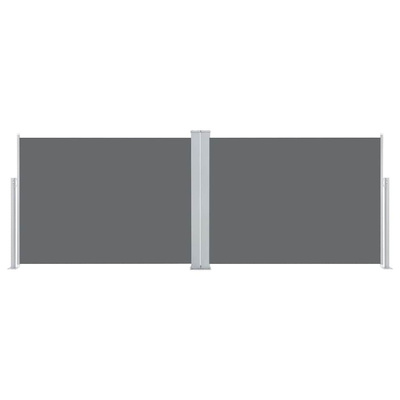 Zwijana markiza boczna, antracytowa, 120 x 1000 cm