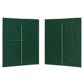 Ściana boczna namiotu na imprezy 2 pcs zielony 200 x 195 cm