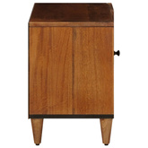 Szafka pod telewizor z drzwiami orzech włoski 80 x 33 x 46 cm