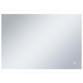 vidaXL Lustro łazienkowe z LED i czujnikiem dotykowym, 80x60 cm