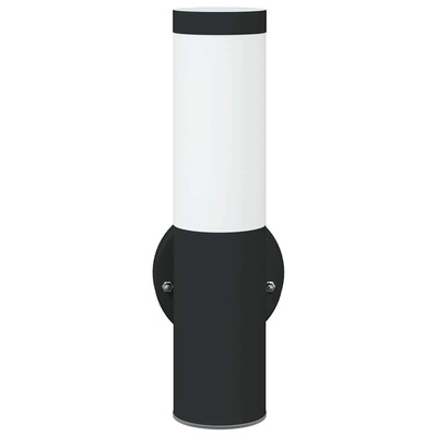 Zewnętrzna lampa ścienna 2 pcs Czarny 15 x 7,5 x 33 cm