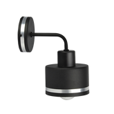 Kinkiet czarny/chrom lampa ścienna Wama 21-00422