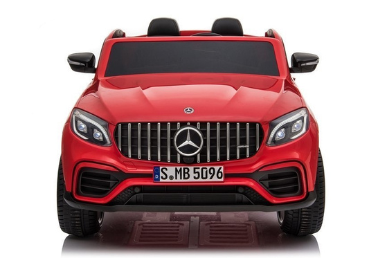 Auto na Akumulator Mercedes GLC 63S Dwuosobowy Światła LED MP3 Czerwony