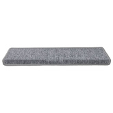 Maty na schody 15 szt. 65x21x4 cm Jasnoszary prostokątny brzeg