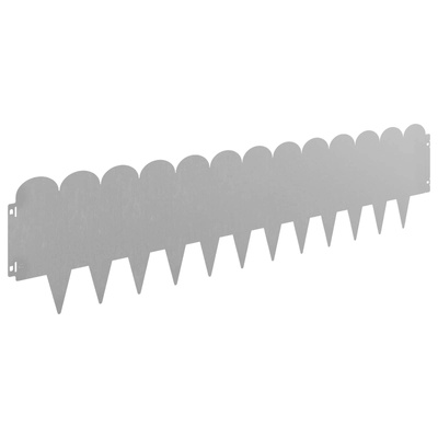Krawężnik do trawnika 30 szt. 103 x 25 cm Stal Rdzawy