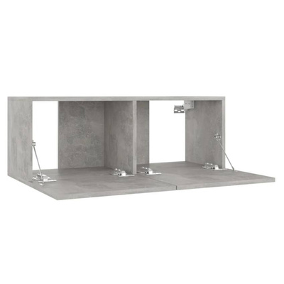 vidaXL Szafka pod TV, szarość betonu, 80x30x30 cm