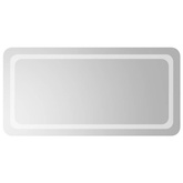 vidaXL Lustro łazienkowe z LED, 100x50cm