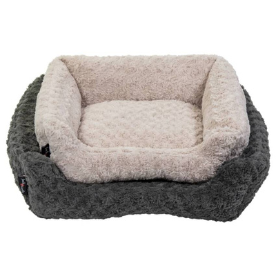 Jack and Vanilla Legowisko sofa Softy S, 60x52x18 cm, szare rozety