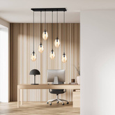 Lampa wisząca ASTRAL 6 BL MIODOWY