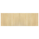 vidaXL Dywan prostokątny, jasny naturalny, 70x200 cm, bambusowy