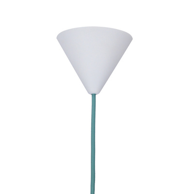 Lampa wisząca owalna zielona 1xE27 Oss Ledea 50101187