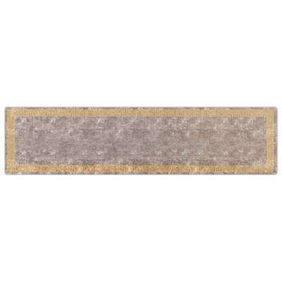 Chodnik dywanowy MARSA Szary 100 x 400 cm Poliester i PVC