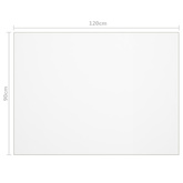 Mata ochronna na stół, przezroczysta, 120x90 cm, 2 mm, PVC
