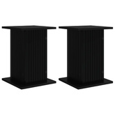 Stojak na rośliny 2 pcs Czarny 30,5 x 30 x 43 cm