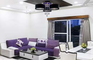 Nowoczesna lampa sufitowa led  ANTILA złoty, czarny