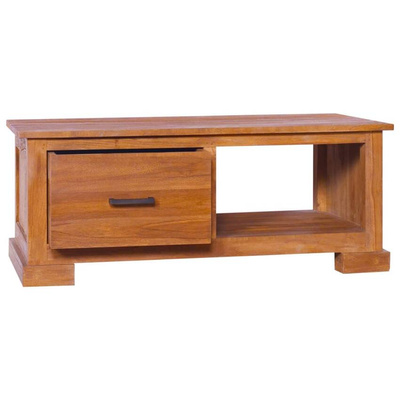 vidaXL Szafka pod TV, 90 x 50 x 37 cm, lite drewno tekowe