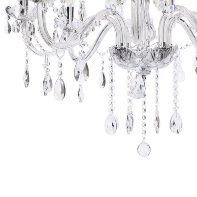 Cristallo lampa wisząca chromowy 12x40W E14 transparentny  30-30375