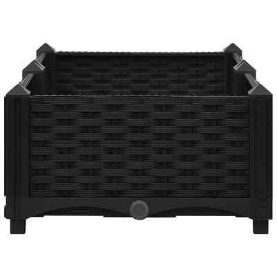 Donica do podniesionej rabaty, 80x40x23 cm, polipropylen model standard