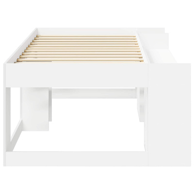 Łóżko dziecięce z miejscem do przechowywania Biały 75 x 190 cm