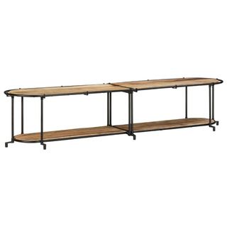 Szafka pod TV, 200x42x40 cm, lite surowe drewno mango