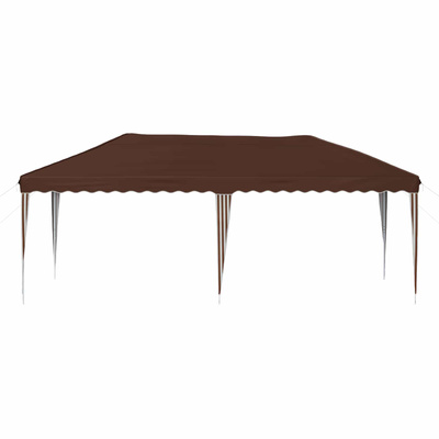 Namiot imprezowy rozkładany 575 x 290 x 245 cm brązowy