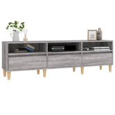vidaXL Szafka pod TV, szary dąb sonoma, 150x30x44,5 cm wariant 7