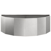 Donica Srebrny 120 x 60 x 35 cm Stal nierdzewna
