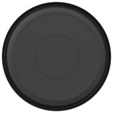 Okrągły Talerzyk Kwiatowy 24 pcs Czarny ? 27 x 2,5 cm