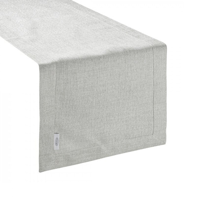 Bieżnik Stella srebrny 40x180
