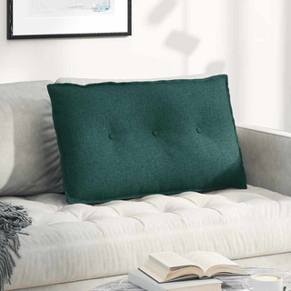 Poduszka na plecy Ciemna zieleń 80 x 19 x 50 cm tkanina
